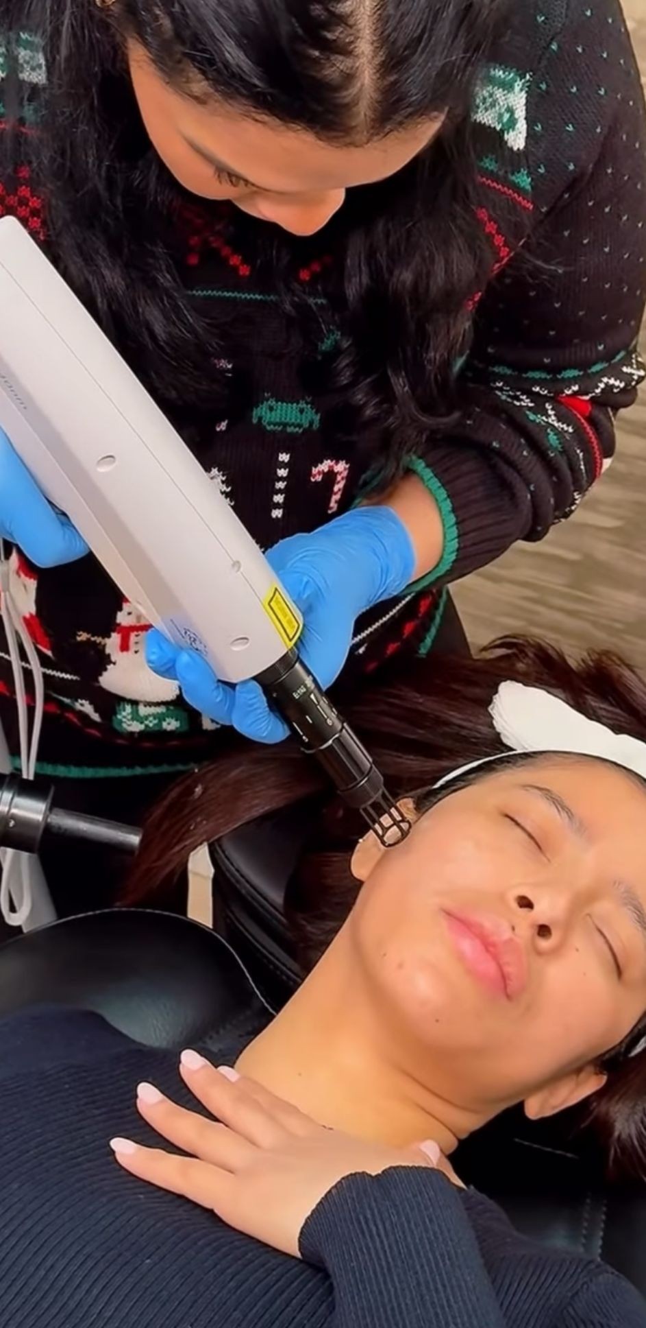 Laser treatment at Nova Med Spa