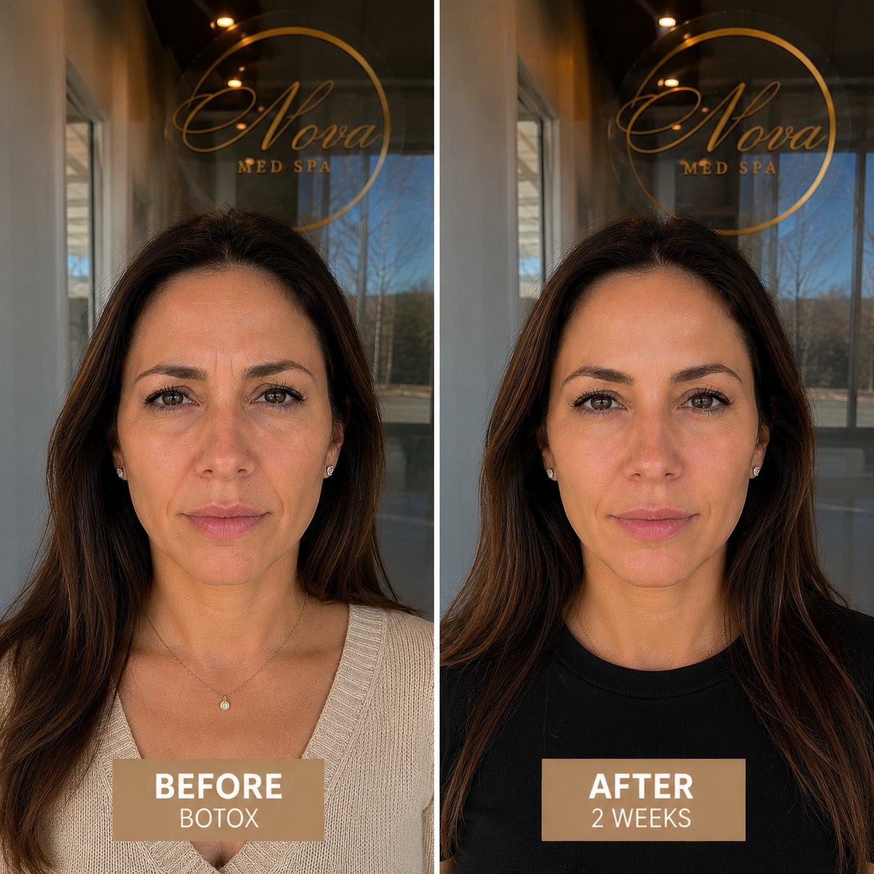 Botox treatment results